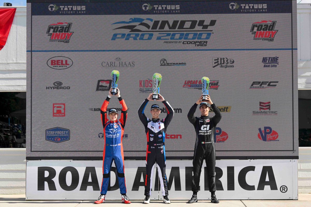 3imexico's tweet photo. Gran resultado para @s_dealba 🇲🇽 en la @IndyPro2000 en @roadamerica obtiene un podio más P3️⃣ continúan los grandes resultados #team3imexico @Femadac @SuperCopaMex @NASCARMex @FollowJHDD @GrupoIndi @mecanomx @SparcoOfficial @SidralAGARacing @RedColaOficial 📸: @SidralAGARacing https://t.co/VUokFLYdmc
