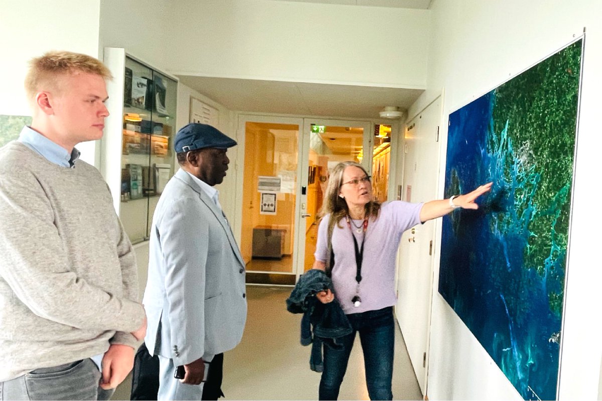 Tanzania_RA's tweet photo. We were happy to discuss with Dr. George Mulamula today @Uniturku how @GeoICT4e &amp; @Tanzania_RA can partnership with digital technology innovations and data economy initiatives of the #Government and ensure better future employment of skilled university graduates in #Tanzania https://t.co/O5y3DnchAI
