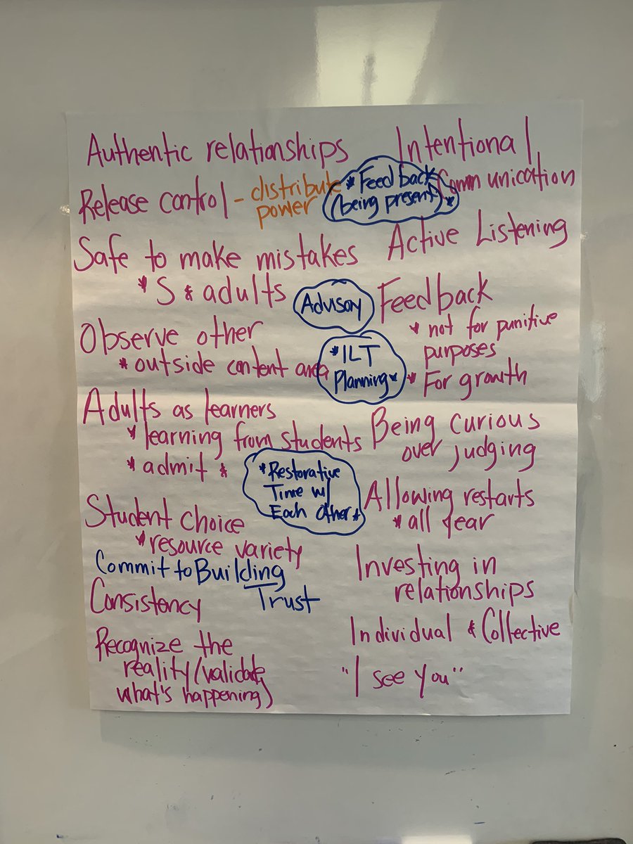 So often our education conversations center around standards and outcomes. Today I spent the morning with some folks from @theWPboard discussing students, belonging and humanizing our work as educators. Humans over content. @FCPSR3 @FCPSEquity