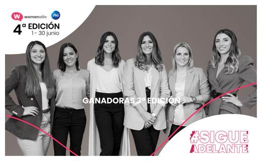 womenalia's tweet photo. 6 emprendedoras y sus proyectos ganaron la 3º edición de las becas #SigueAdelante que lanzamos con @PG_Espana: Gabriela Dalati #applerta, Amalia del Junco #Crowide, Gala Freixa #Sheedo, Estefanía Acosta #Ititou, Saray Maestro @Maybein_es, Esther Sierra @mi_kaizen. https://t.co/4NrepfdkMc
