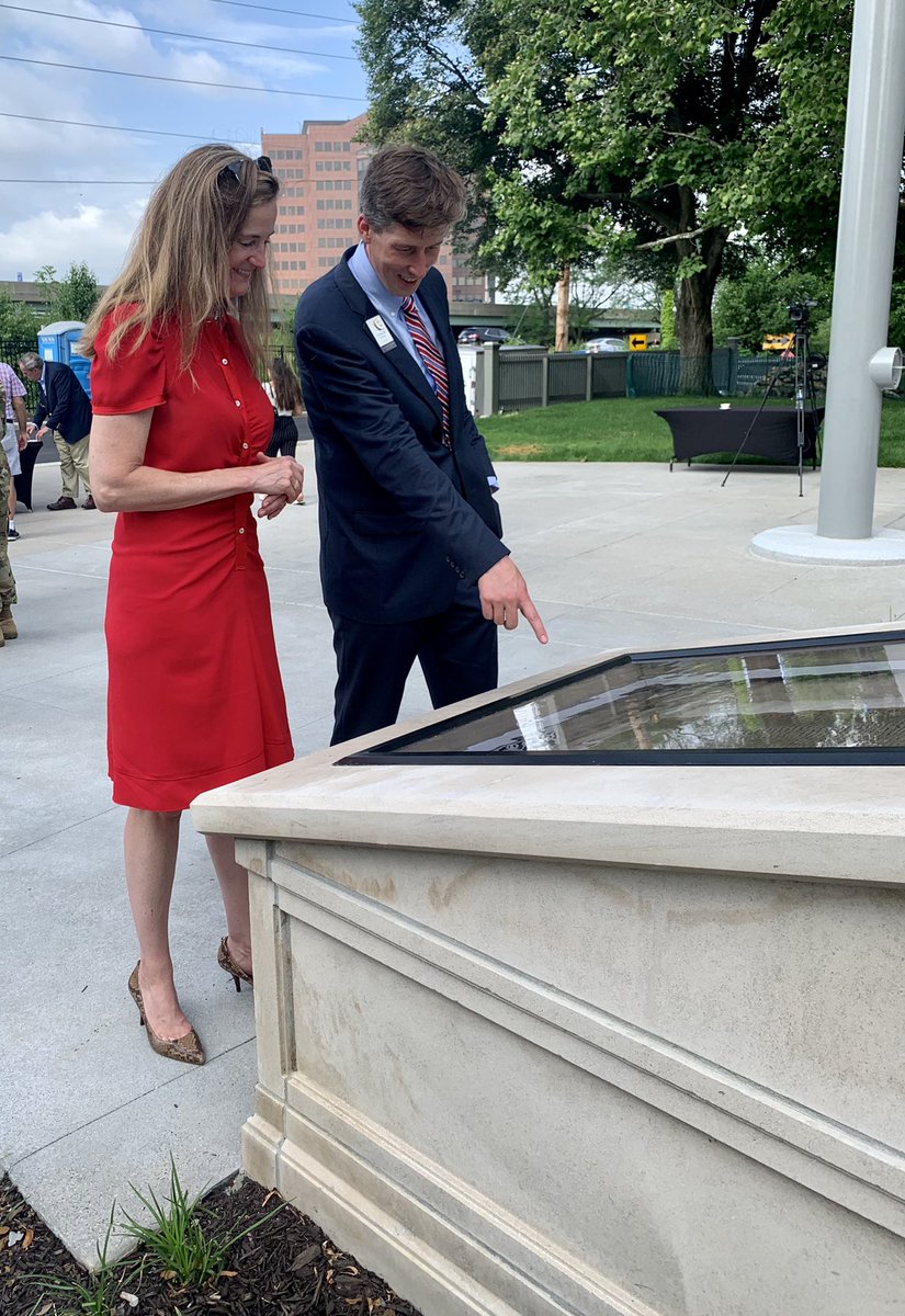 ANealAuthor's tweet photo. Happy Flag Day! Impressive raising of the flag and dedication of Charters of Freedom @PresBenHarrison site. Worth a visit today! #FlagDay #WeThePeople #chartersoffreedom https://t.co/TFHxpJyBTF
