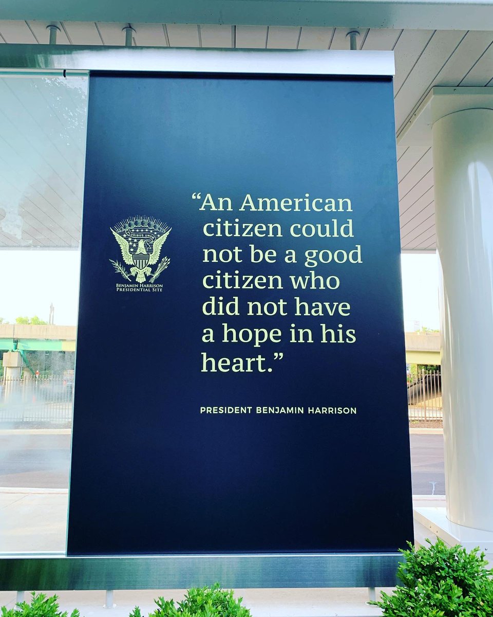 ANealAuthor's tweet photo. Happy Flag Day! Impressive raising of the flag and dedication of Charters of Freedom @PresBenHarrison site. Worth a visit today! #FlagDay #WeThePeople #chartersoffreedom https://t.co/TFHxpJyBTF
