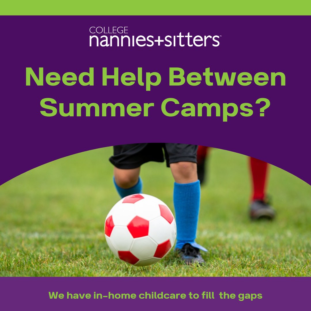 CNTGlenview's tweet photo. Summer camps are great for kids, but days or weeks between camps can leave parents scrambling for childcare options. Our in-home childcare fills in the gaps. #BuildingStrongerFamilies https://t.co/O6OSQsV2WU https://t.co/f1cV5pti6H