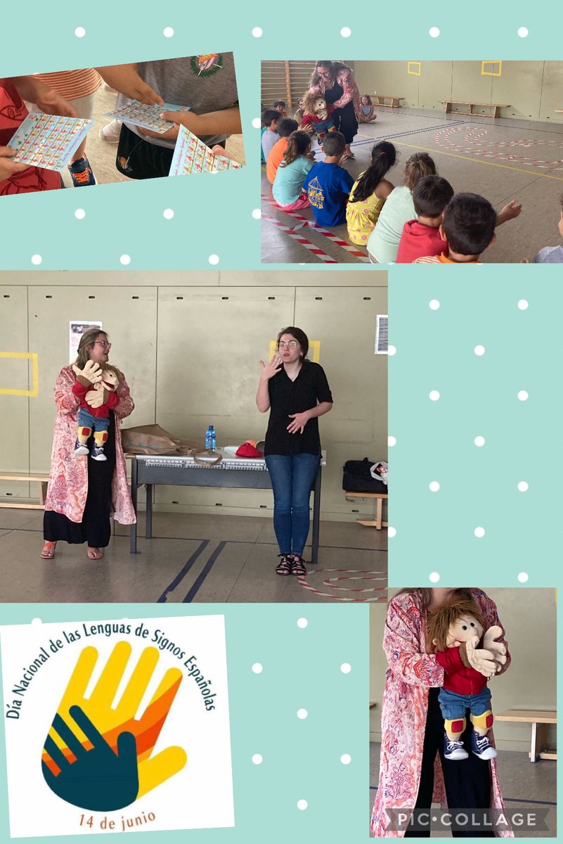 CEIPRaimundo's tweet photo. El alumnado de 5 años de #INF ha aprendido a signar en #LenguaDeSignos🫱🏼🫲🏼 los colores y los nombres de animales, Gracias a la @ONCE_oficial @educacyl @cfievalladolid #SoyDelRaimundo https://t.co/vQQqtZXnrC