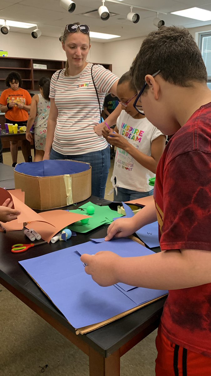 dgibbons09's tweet photo. Construction is well on the way! @TheJ35PodWCS @MesarosMesaros3 #Ohwow!sciencecenter#Summerschoolfun https://t.co/o0nMhTX4Ln