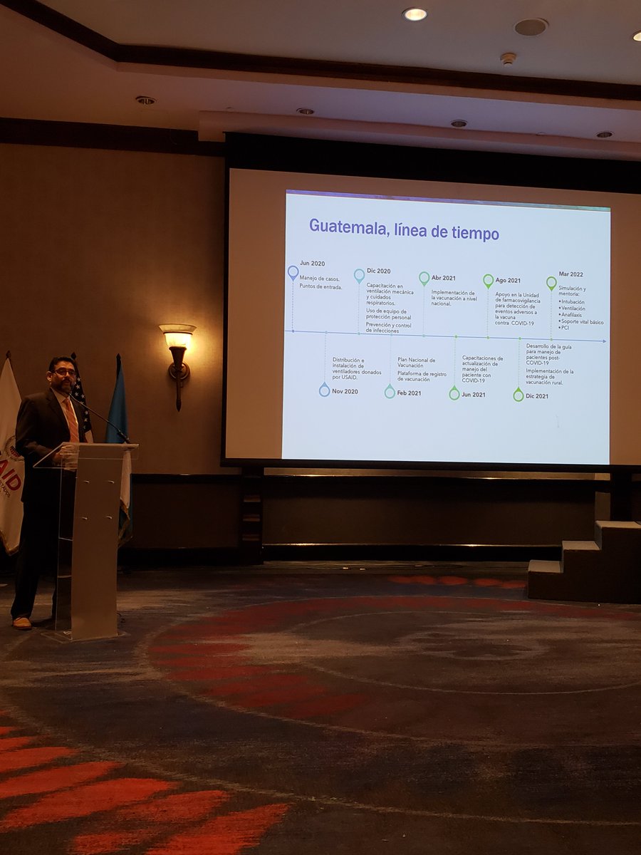SuneetaSharmaHP's tweet photo. Dr Estuardo Tercero summarizes HEP+ support in Guatemala to combat COVID-19 pandemic. It is so impressive to see what Guatemala has been able to accomplish in such a short period of time @HlthPolicyPlus @PalladiumImpact . https://t.co/5lbID3IQjN