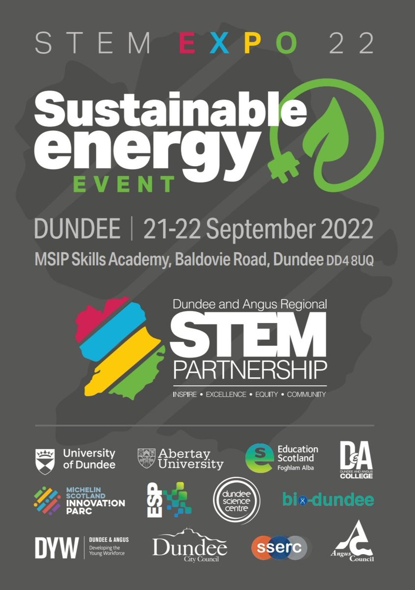 smcgregor101's tweet photo. Check your inbox this Friday @Grove_Academy @BraeviewAcademy @BaldragonAcad @Craigie_High @morganacademy1 @StJohnsOfficial @stpaulsdundee @harrisacdundee @HSofDundee for the @DA_RegionalSTEM #STEMEXPO 'save the date' 21-22 September 22 @MSIPDundee &amp; @dundee_angus Skills Academy. https://t.co/1kKySN1dEU