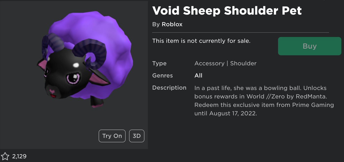 Lily on X: The purple sheep is confirmed as the new prime gaming