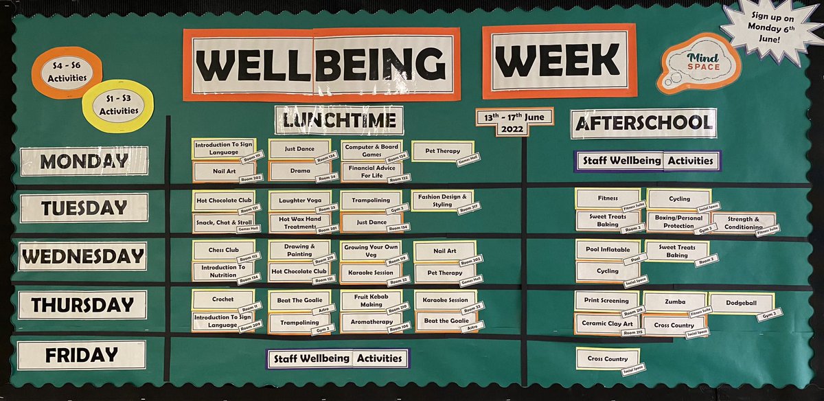 GHS_PEdept's tweet photo. Tomorrow we look forward to many more fabulous activities for #GHSWellbeingWeek including The Pool Inflatable, S1 - S3 Baking, Pet Therapy, Nail Art and Cycling!
Bring on Day 3 - π
πΆππͺπ§
@GHSfalkirk https://t.co/XVnqNJVVok
