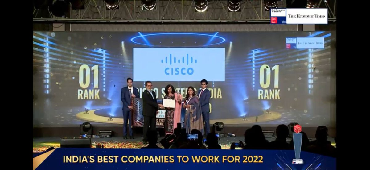 We are #1, thank you <a href="/GPTW_India/">Great Place To Work India</a>! Our people are our greatest pride and this one is all theirs!! <a href="/cisco_in/">Cisco India</a> @ciscoapc <a href="/davidstevenwest/">Dave West</a> <a href="/MariniMartinez/">Maria Martinez</a> <a href="/ChuckRobbins/">Chuck Robbins</a> #greatplacetowork #wearecisco