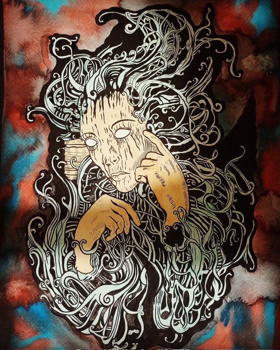Hug_Artt's tweet photo. Thought spiral

#Art #artwork #artcollective #artrealism #artpen #artwoman  #artwatercolor #artcollection #artrealism #artaccount #artdrawing #draw #pen #watercolor #watercolorpainting #painting #hugart #NFT #nftart #nftcollectors #NFTProject
https://t.co/RYwX20gr74 https://t.co/sVO4pCSdr4