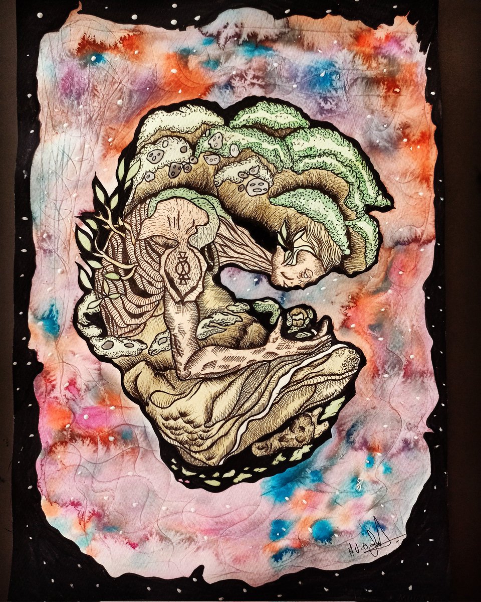 Hug_Artt's tweet photo. Mother nature is watching us.
#Art #artwork #artcollective #artrealism #artpen #artwoman  #artwatercolor #artcollection #artrealism #artaccount #artdrawing #draw #pen #watercolor #watercolorpainting #painting #hugart #NFT #nftart #nftcollectors #NFTProject
https://t.co/d4a6Dw0HZy https://t.co/pg2nCPsiPK