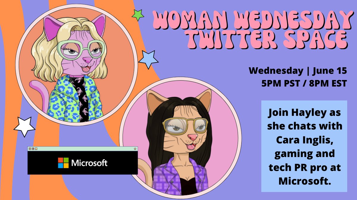 nudiecommunity's tweet photo. Tomorrow at 5PM PST we're chatting with @caraeng gaming and tech pro at @Microsoft hosted by @HAYLEYELSAESSER. We'll be talking about what it means to be a women in the world of tech and much more, so be sure to tune in! https://t.co/rIA2a4oAn6