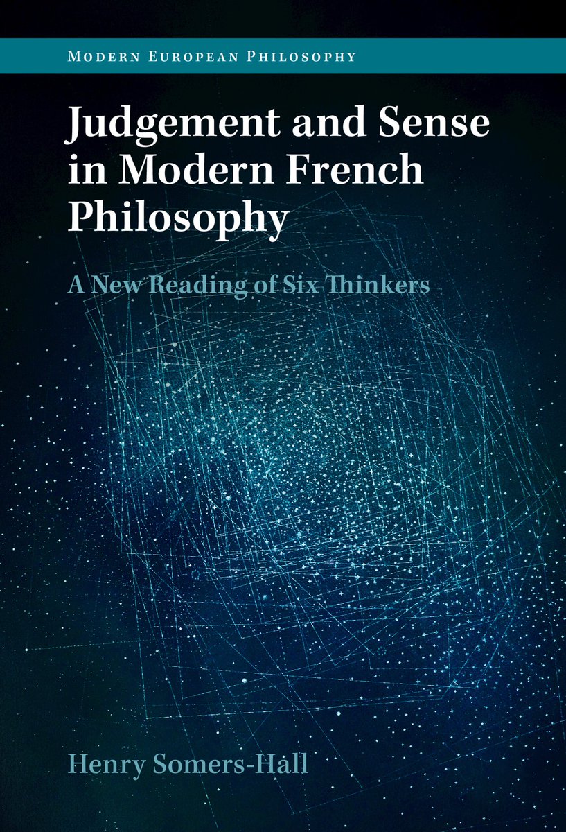GaskinHilary's tweet photo. Congratulations to Henry Somers-Hall, whose innovative book examines #Bergson, #Sartre, #Merleau-Ponty, #Derrida, #Foucault and #Deleuze and shows that these key figures in 20th-century #Frenchphilosophy have a shared project https://t.co/GQyZpZG0jx
