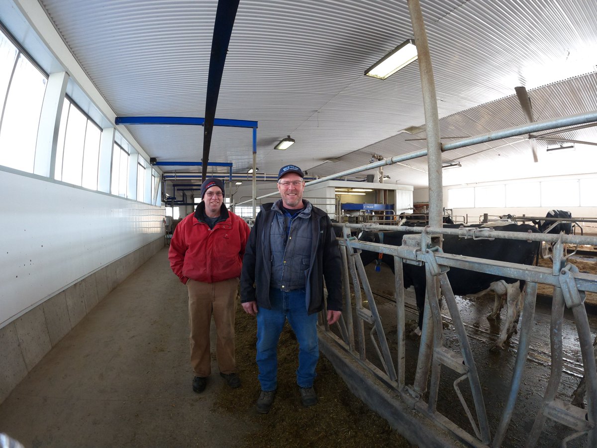This week we are going to talk about Birdolm! This farming brother duo is milking 46/47 cows on a <a href="/DeLavalCanada/">DeLaval Canada</a> VMS Classic. Check back each day for another piece of their success story! #ontag #Farming #dairy #agriculture #DairyDoneWell #agritech