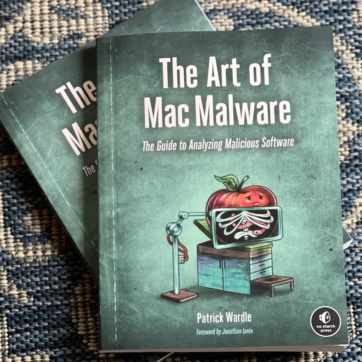 patrickwardle's tweet photo. "The Art of Mac Malware" (Volume I: Analysis) is published, shipped ...and is now arriving!! 📚🥂

I'm traveling, so have yet to receive my copies 😭 
...so please share photos of yours, so I can live vicariously thru you all😅🤩

(Mahalo @nicholasraba for sharing 🙏🏽) @nostarch https://t.co/Mqu9gtCFZg