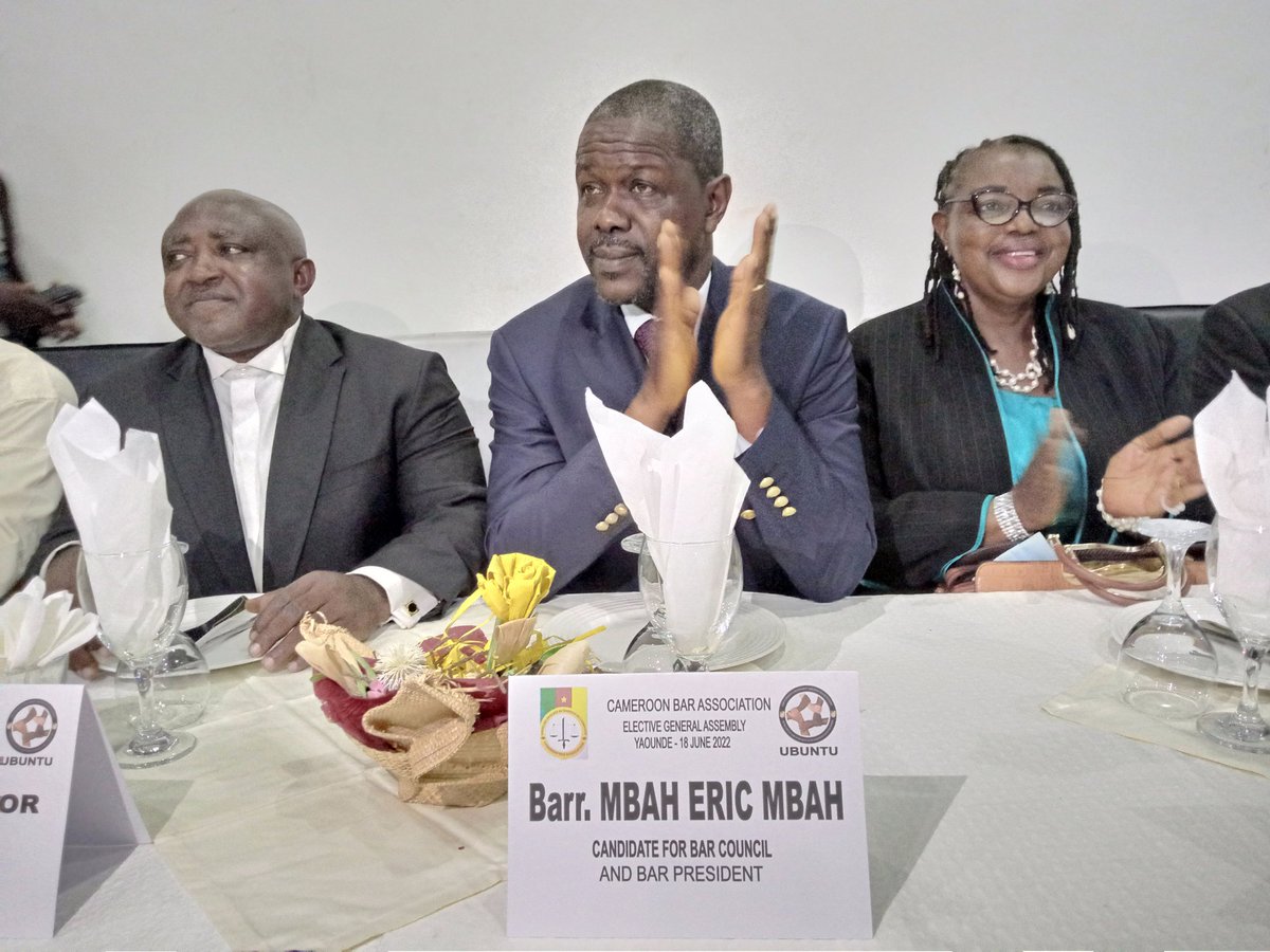 Team MEM launches campaign in Buea four days to Bar elections. Barrister Mbah Eric Mbah leading the campaign team in full confidence.