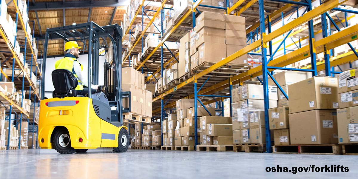 Take steps to #KeepWorkersSafe when operating or working near forklifts ➡️ osha.gov/Publications/O… #ForkliftSafetyDay