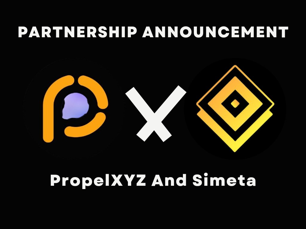 Anie_fair's tweet photo. #PartnershipAnnouncement
@propelxyz is excited to go into #Partnership with @simeta_io
This #partnership will allow both #Propel and #Simeta assist eachother in areas beneficial to both team.
Congratulations 👏
Read More Here https://t.co/36SySDmkoz
#PEL #Blockchain #DeFi https://t.co/JOu5FsILtz