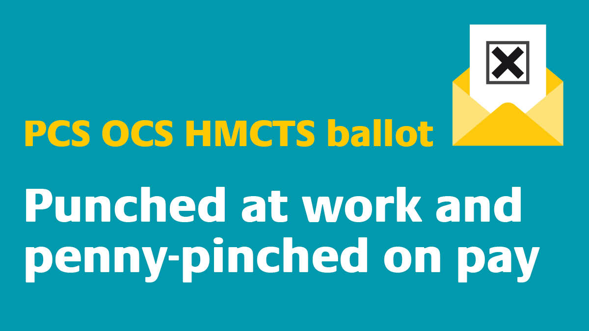 Ask your MP to support our claim for fair pay for OCS staff.
Ahead of the launch of our strike ballot for members employed by OCS on the HMCTS security contract we have tabled an Early Day Motion asking for a pay rise and improved terms and conditions.
bit.ly/OCSEDM