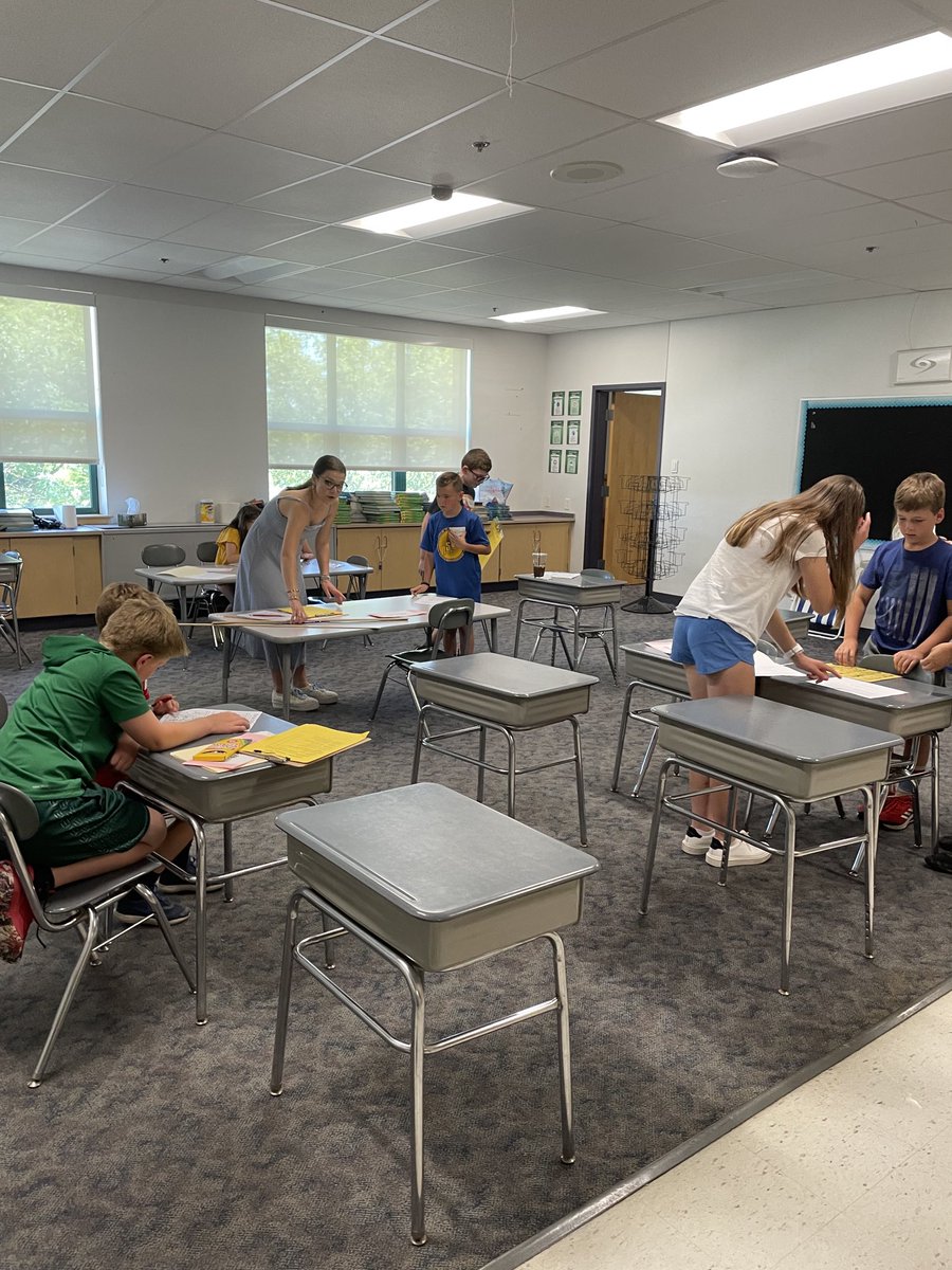 Thinking hard on how to get out of the Escape Room!  #hpclough #mursdinspires  <a href="/cloughpto/">HP Clough PTO</a>