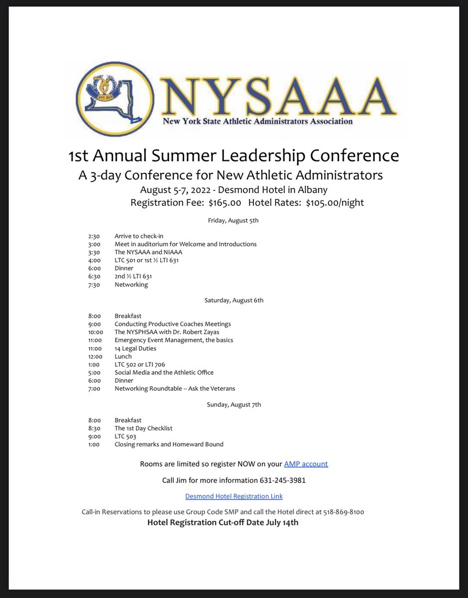 NYSAAA Chapter 6 tweet media