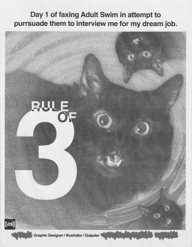 Day X of Purrsuading Adult Swim tweet media