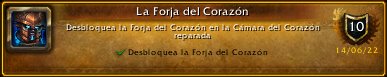 WarcraftExplore's tweet photo. ¡Acabo de conseguir el logro [La Forja del Corazón]! #Warcraft #WorldOfWarcraft https://t.co/OZScRtHwVI