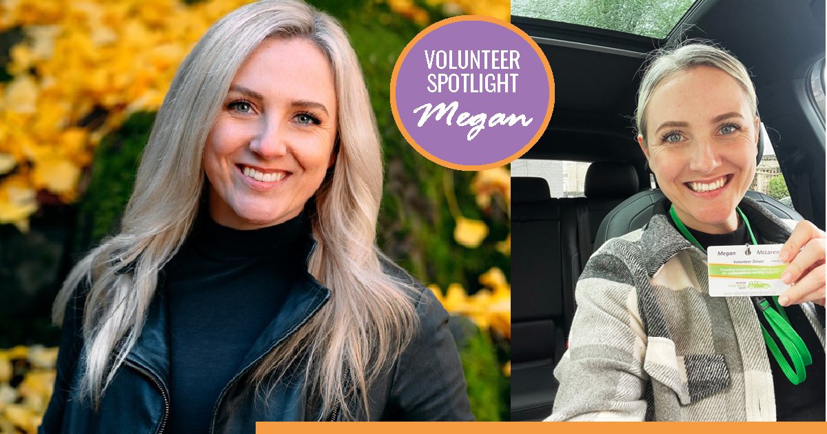 Megan McLaren MCP, RCC - Joining the VCDS, with our recent expansion to Greater Vancouver, Megan brings a relatable and calming energy when it comes to driving patients to their treatments. 

ow.ly/9WE750JxFen

#VolunteerCancerDriversSociety #Vancouver #GreaterVancouver