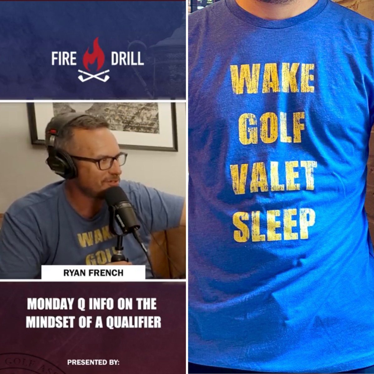 ICYMI <a href="/acaseofthegolf1/">Monday Q Info</a>’s nod to the grinders -  #NeilHolebyHole 2020 Memebr shirt ON for <a href="/firepitstories/">Fire Pit Productions</a> pod at Us Open. Always on brand. Respect 🤜🤛

(No, <a href="/AlanShipnuck/">Alan Shipnuck</a>, you can’t have one for a signed book)