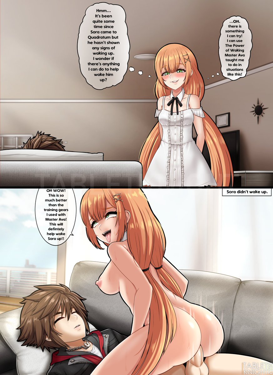 TabletKnight's tweet photo. Strelitzia and Sora commissioned by @RobotReptar https://t.co/kverEQVAi7