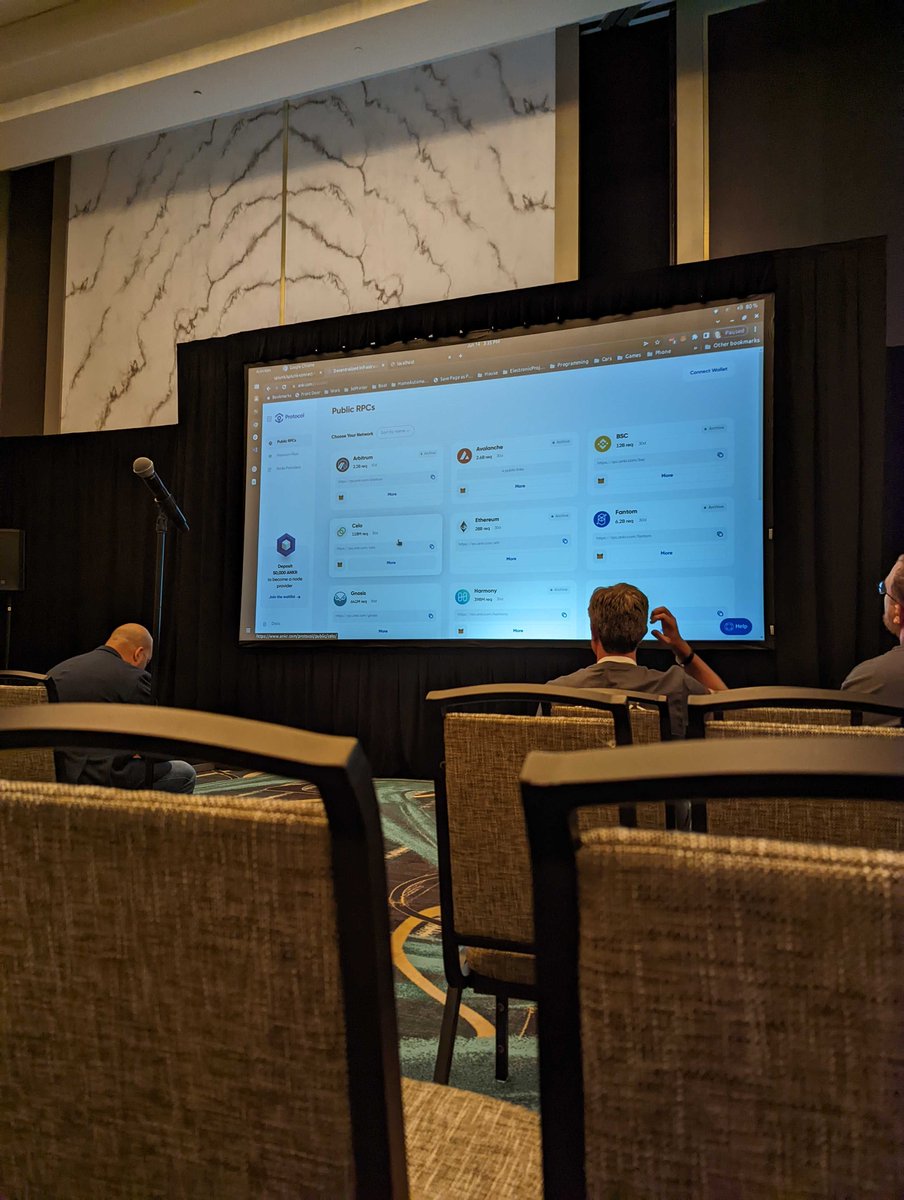 EastofETH's tweet photo. Love seeing @splunk show off @ankr connections to blockchain networks at #conf22 https://t.co/Z7he09G0P1