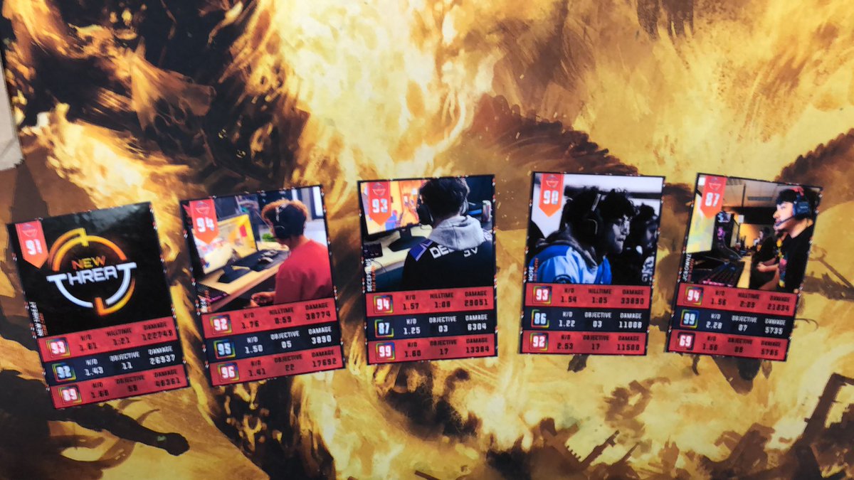 CoachTrix's tweet photo. Got a full set of these @NewThreat CoD player cards and damn… 

Need to see these boys in person at a LAN down the road. I’ve done too many online casting matches over them. 

@Deceptixns &amp; @JCrownzzz are 100% must meets. https://t.co/WYEWW5odBI