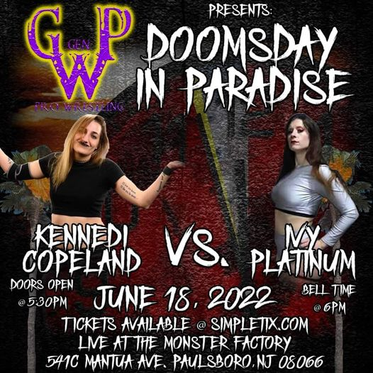 genprowrestles's tweet photo. Gen Pro management is honored to announce the debut of the GAMMA DIVISION! @K3nn3diCop3land has been making a name for herself &amp; is a former H2O Hybrid Champion!! @IvyPlatinum has already claimed the GTS Intergender Championship in her young career, &amp; is sure to win many more!!! https://t.co/oomkojga5u