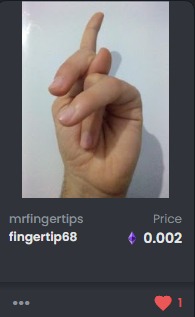 mrfingertips2's tweet photo. -Hello, I'm mrfingertips. These pictures are for my left hand🤚I've been photographing them since 2021 with different finger movements. I hope you like them.
-My collection in opensea: https://t.co/v4jDrMSex7 #NFTCollection #NFTs #NFT #NEWLISTINGS #NFTCommunity #nftart https://t.co/sguOek9EpX