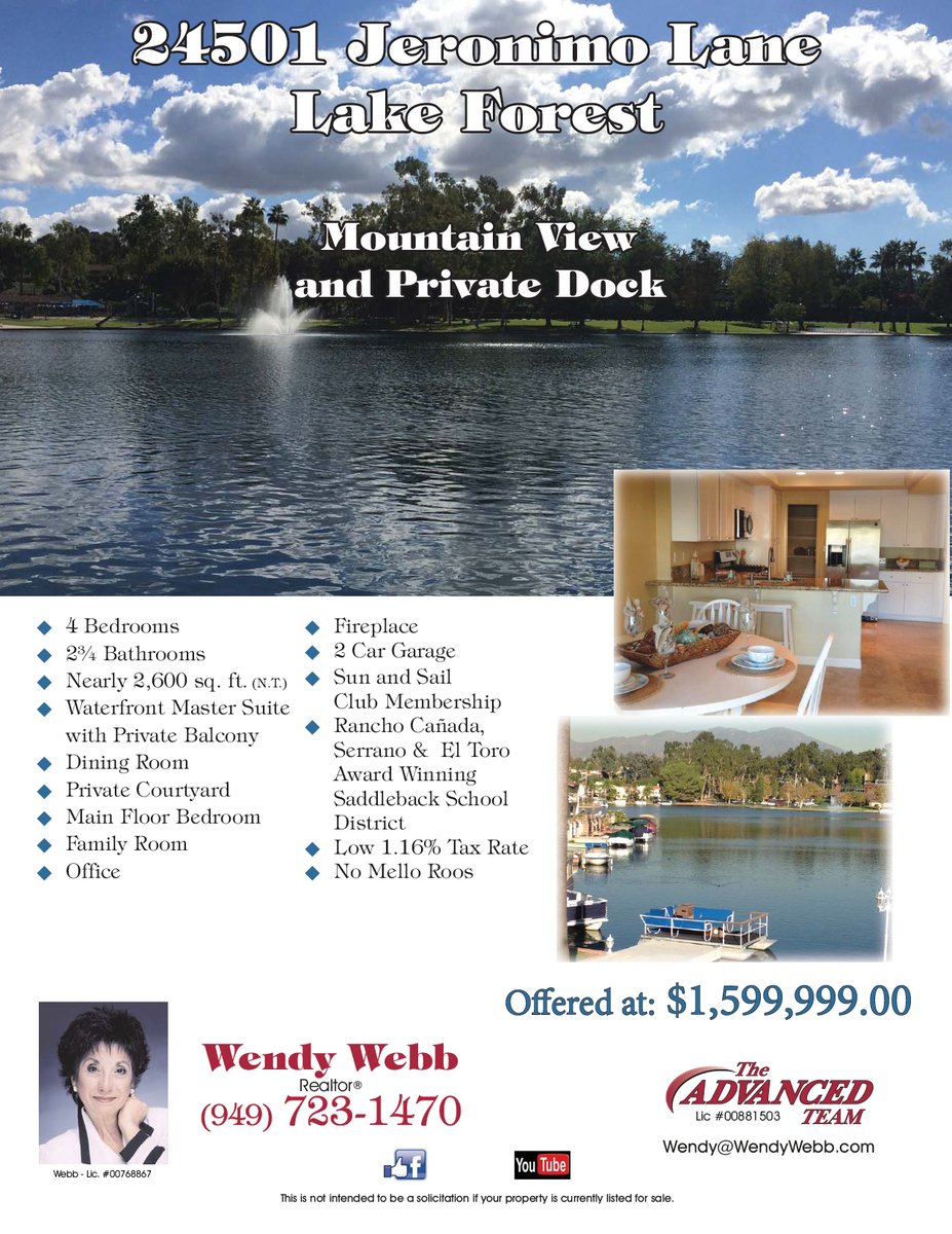 Wendywebbhomes's tweet photo. PRICE REDUCED
FRONT ROW SEATS FOR THE FOURTH OF JULY FESTIVITIES!

ENJOY ALL THAT THE LAKE HAS TO OFFER FROM YOUR PRIVAT DOCK.
FOUR BEDROOMS, OFFICE, FAMILY ROOM, DINING ROOM

CALL FOR A PRIVATE SHOWING https://t.co/P3a4NFPcdg