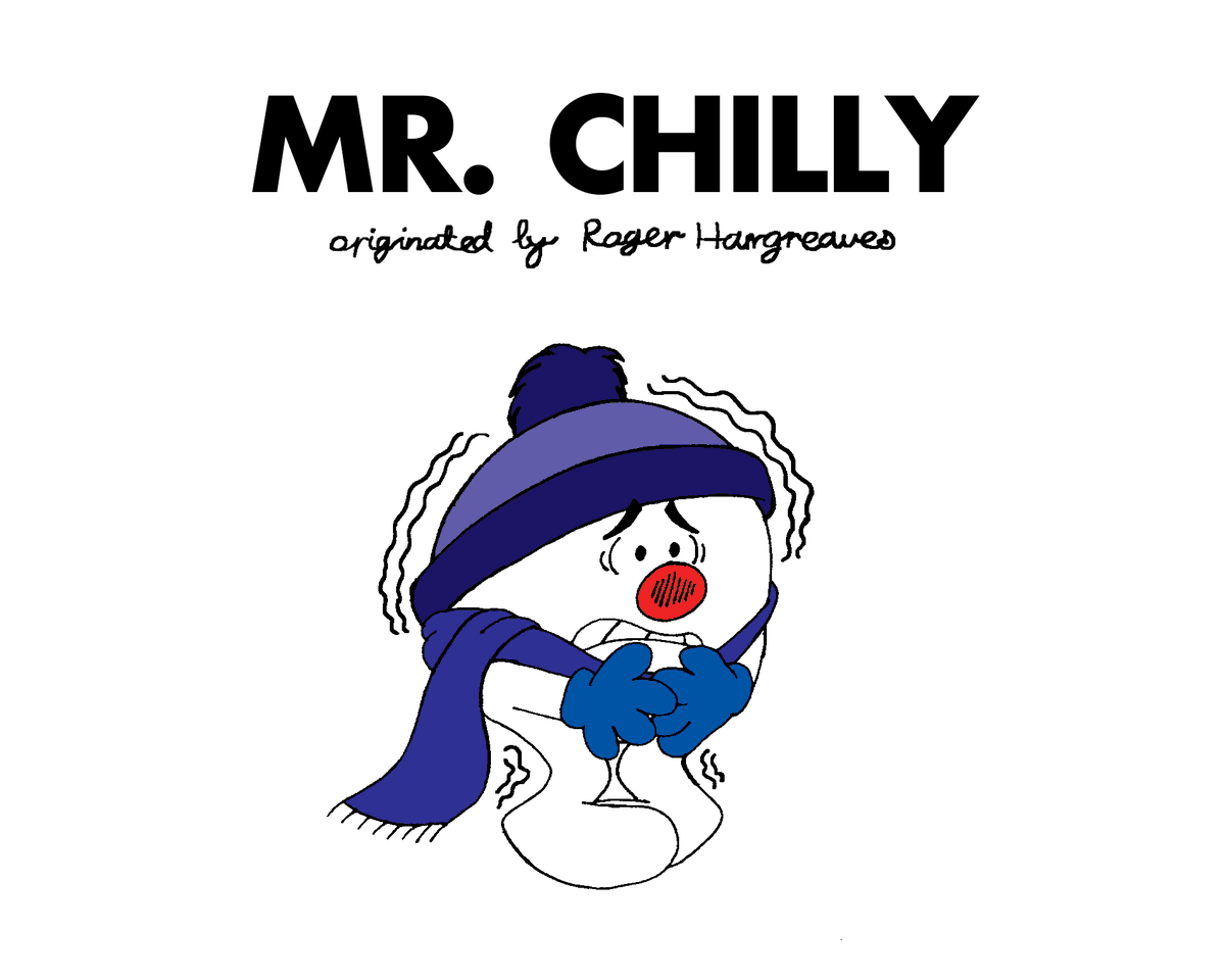 MatthewJGrisha1's tweet photo. The Mr. Chilly storybook script is complete. All it needs is illustrations.
#MrMenandLittleMiss #RogerHargreaves #MrMenOC #MrChilly #fanfiction #1990s
https://t.co/JAX3kMo1HJ https://t.co/3T7MdxPF6Q