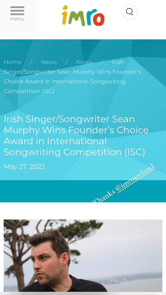 Many thanks <a href="/IMROireland/">IMRO</a>