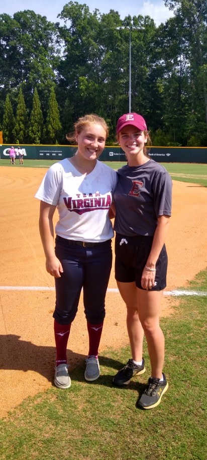 Enjoyed my first camp of the summer <a href="/ElonSoftball/">Elon Softball</a>! Learned some new drills for hip and leg drive. Thank you <a href="/waldrop_taylor/">Taylor</a>, Coach Bocock, and the Elon players including <a href="/PaytonSwart/">Payton Swart</a>! <a href="/TeamVa18u/">Team Virginia Mizuno - Harrington</a>