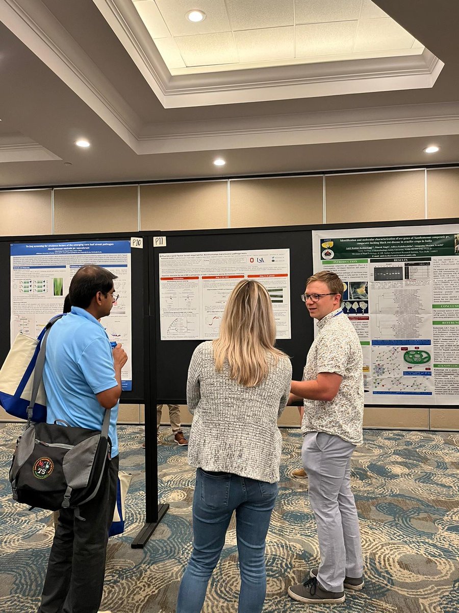 <a href="/heidenseek_40/">Nate Heiden</a> reporting that RpfF-mediated quorum signaling is not required for cereal pathogenesis by #Xanthomonas translucens. #XGC22