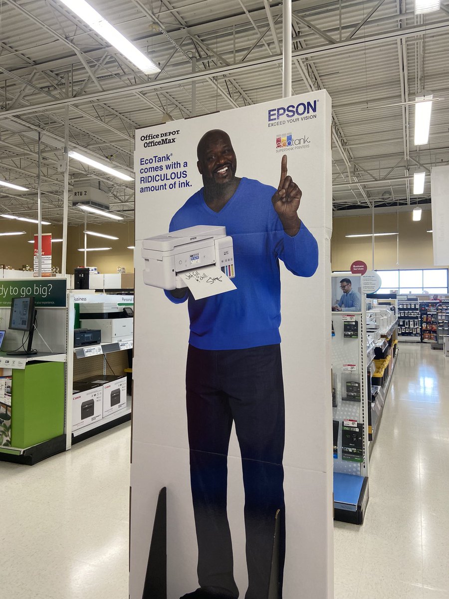 he’s really everywhere i go. i consider him a positive omen. some people have angel numbers. i have shaquille o’neal.