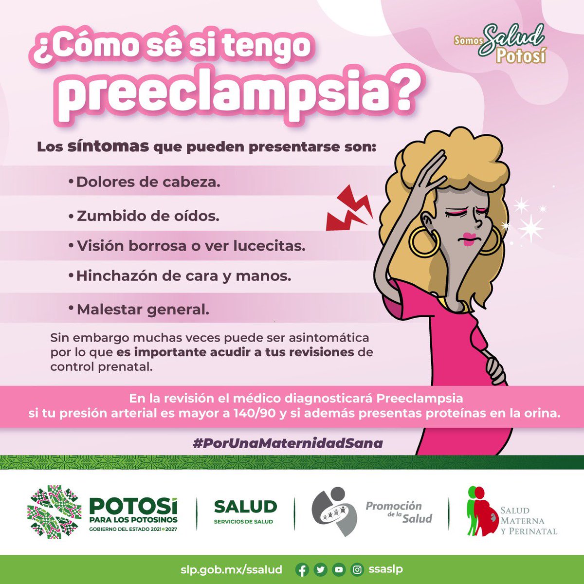 No dejes pasar tus citas médicas, el control prenatal es importante para que desde una etapa temprana se puedan identificar  riesgos obstétricos y perinatales, además de contribuir a conductas saludables durante el embarazo.

#PorUnaMaternidadSaludable
#SomosSaludPotosí