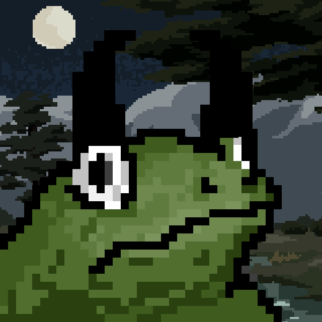 e_0612nft's tweet photo. My next FREE MINT @FroggiesDAO
Pixel Art is amazing!!
#Solana #SolanaNFT #SolanaSummer #Solano #SolanoSummer #nftart #NFTs https://t.co/jq6AmU9sQx