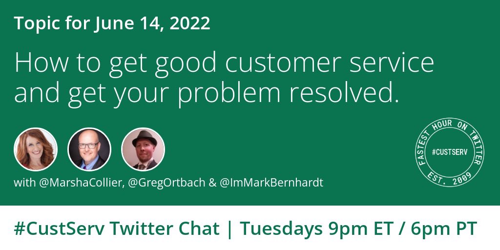 Are you free tonight at 9ET for a little #custserv? 
<a href="/micahsolomon/">Micah Solomon</a>
<a href="/joecortezii/">@joecortezii</a>
<a href="/MNathanson/">Michael Nathanson</a>
<a href="/OneReach/">OneReach.ai</a>
<a href="/Michael_Ludwig/">Michael Ludwig</a>
<a href="/CASUDI/">CASUDI</a>
@greggbanse
<a href="/Bakersdozn19/">Ryan Baker</a>
<a href="/MegabegaF/">Megan</a>
<a href="/Pat_Cluett/">Pat Cluett</a>
<a href="/JanUdlock/">Jan Udlock</a>
<a href="/LindaSherman/">Linda Sherman Gordon Rethinking Aging Club founder</a>
<a href="/elozanobuhl/">Ericka Lozano-Buhl</a>
<a href="/gwright68/">Gwen Wright</a>
<a href="/nonstickglue/">TJ</a>
@Cyb3rB0r6
<a href="/marcbulandr/">Marc Bulandr</a> <a href="/UEnlightenme/">🆅.🅹</a>