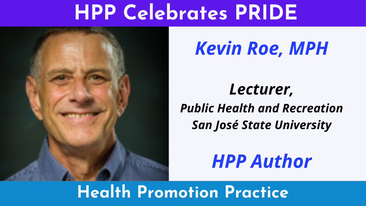 TheHPPJournal's tweet photo. #HPPpride2022 

 "As a young person, being part of the LGBTQ+ community was life saving.  As an adult, being part of the Queer community has galvanized my commitment for change in society and within the community itself"

Full profile: https://t.co/9Zc4NK8cLn

@spartanroe https://t.co/egtaOg5Iwr