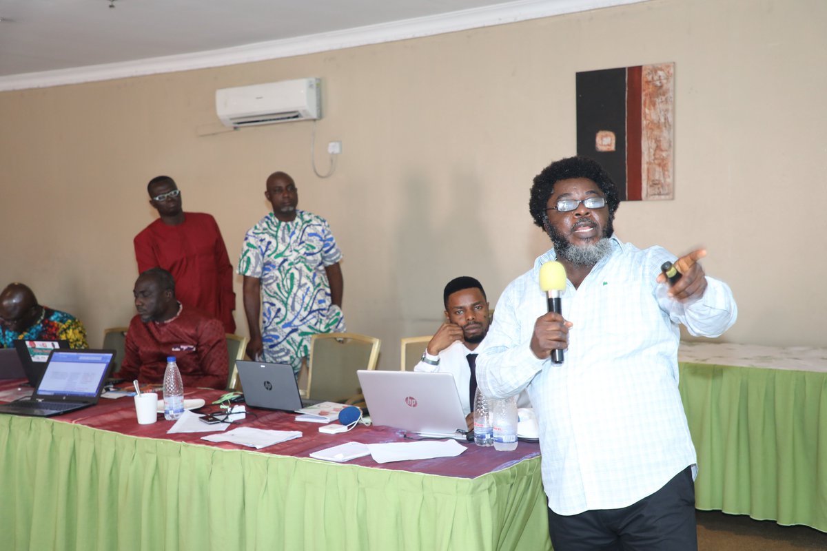 aneejnigeria's tweet photo. #ANEEJSCALEProject Presentation of Report – Analysis of NDDC Act, identification of gaps &amp; recommendation for amendment by the Consultant, Barr. Nosa Tokunbo at the Stakeholders meeting on Review of NDDC ACT. @NigeriaScale @USAIDNigeria @Ugolor @LAtakpu @ighodi @assuranceovie https://t.co/f6Pu9QuYdU