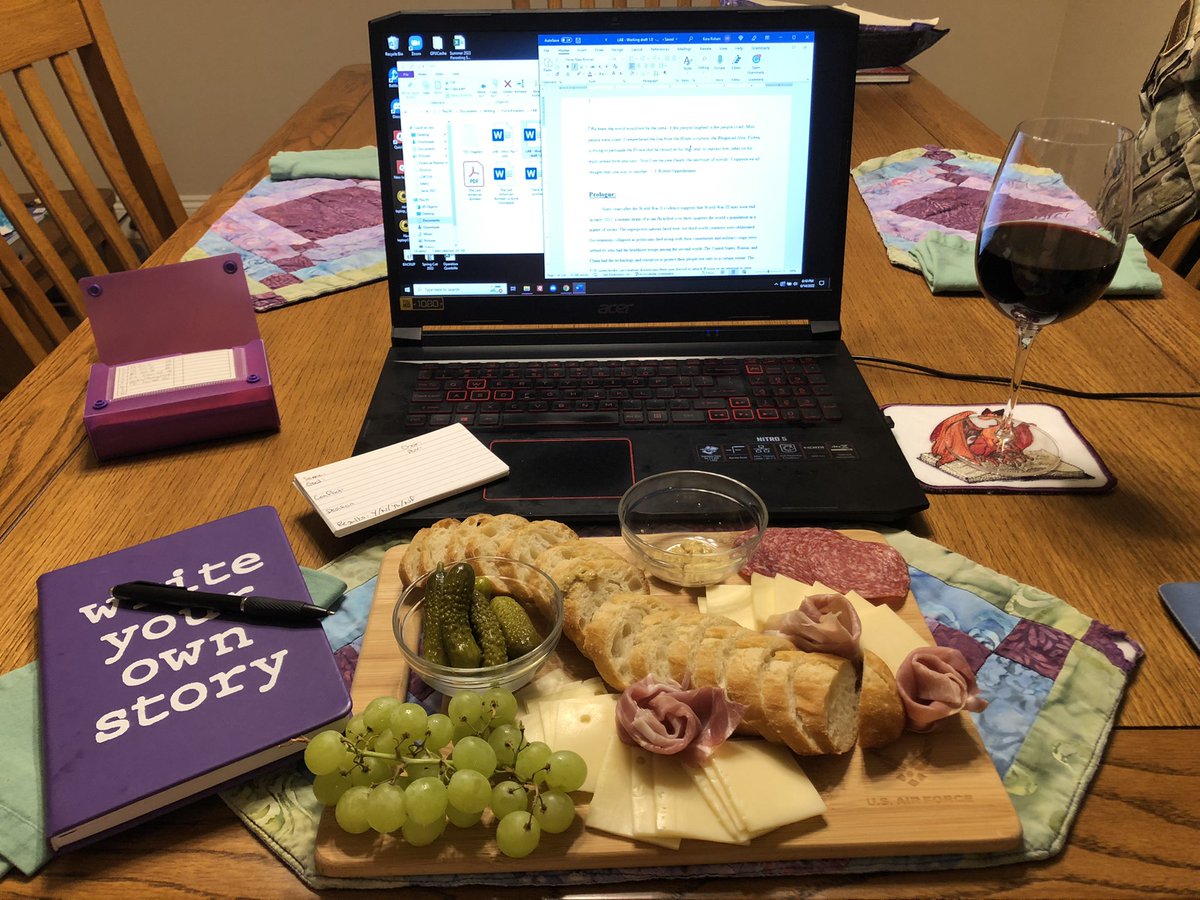 AuthorKRPaul's tweet photo. We all knew what I would choose… but also… #AmWriting #AmEditing #PlotBuilding https://t.co/du7GRQdUGK