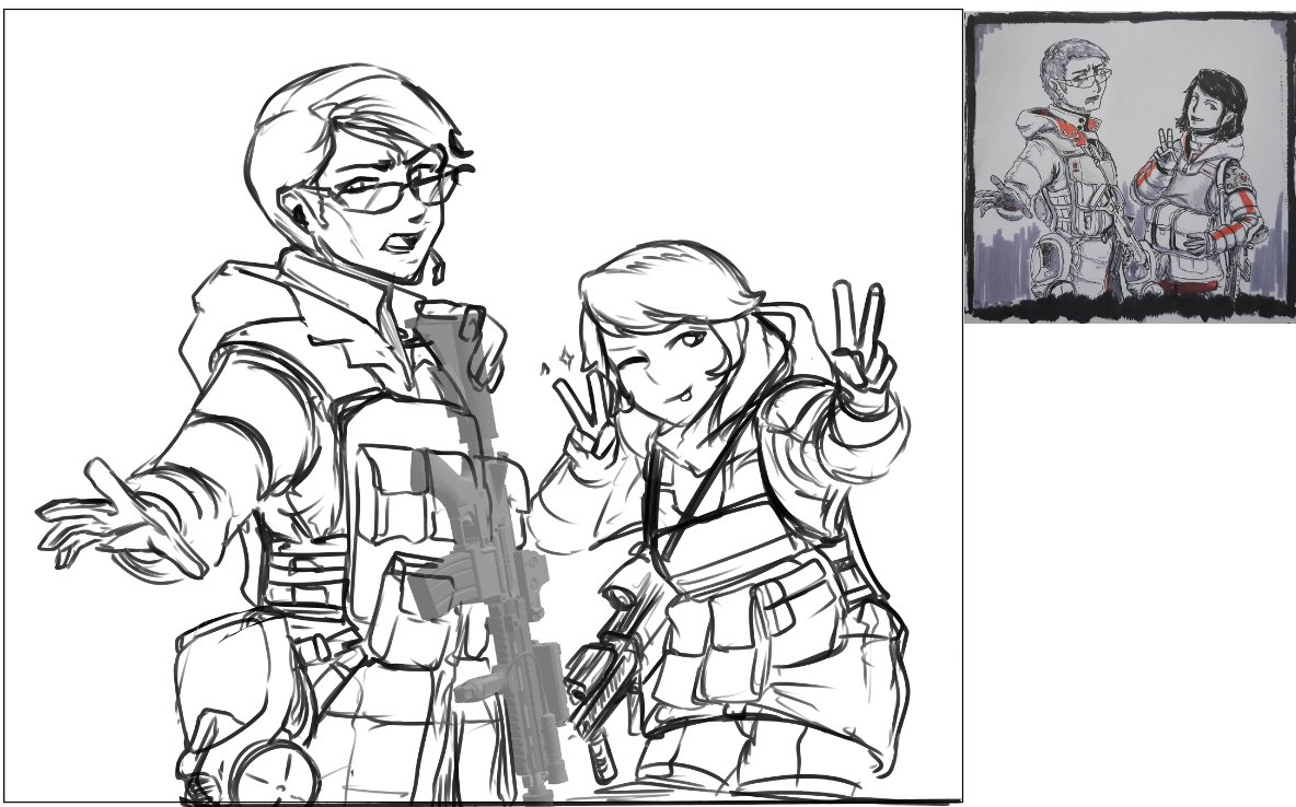 decided to remake an old drawing 