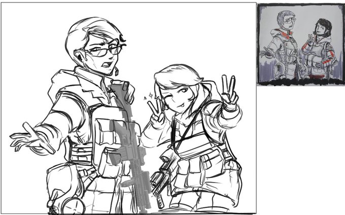 decided to remake an old drawing 