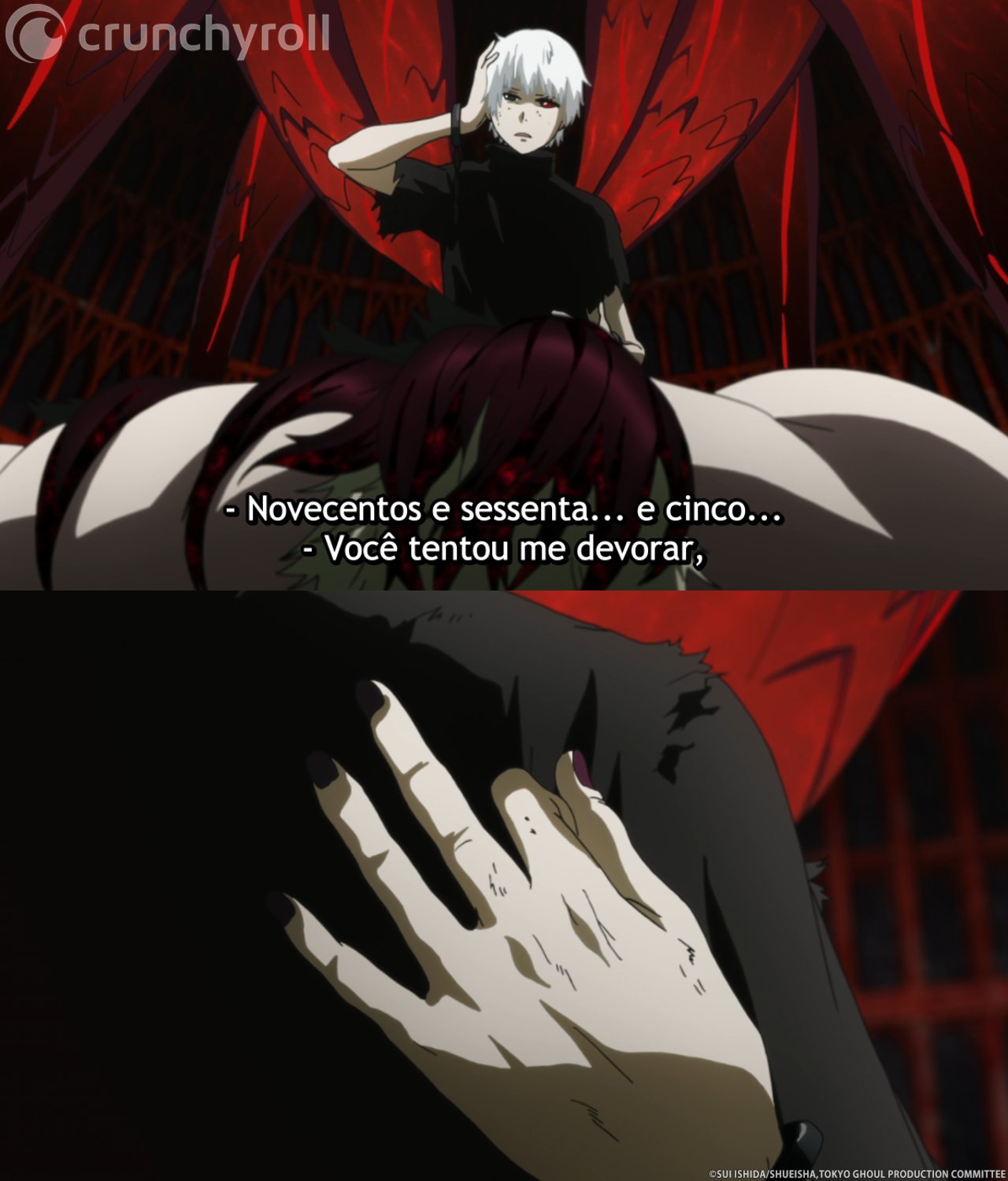 Crunchyroll.pt - Quanto é mil menos sete? 💀 (via Tokyo Ghoul